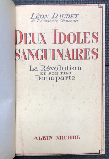 «Deux Idoles Sanguinaires» 
