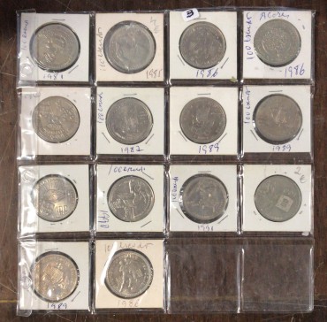 «14 Moedas de 100 Escudos» 