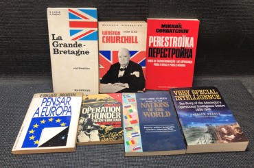 «Lote 7 Livros Guerra e Inteligência» 