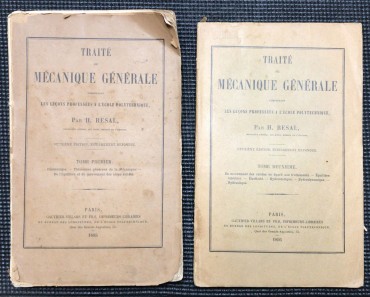 «Traité de Mécanique Générale - 2 Tomos - 1895»
