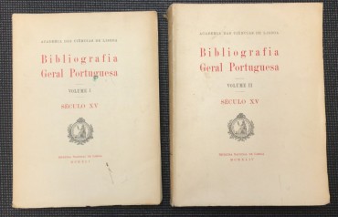 «Bibliografia Geral Portuguesa - Século XV - 2 Volumes»