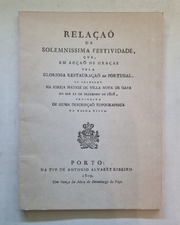 RESTAURAÇÃO DE PORTUGAL