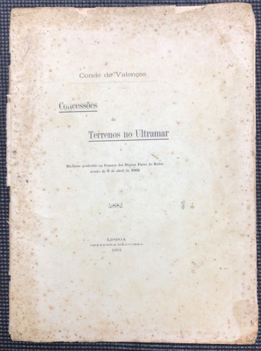 «Concessões de Terrenos no Ultramar»