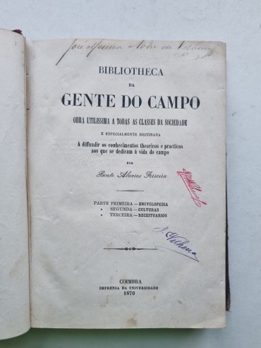 BIBLIOTEHECA DA GENTE DO CAMPO (1870)