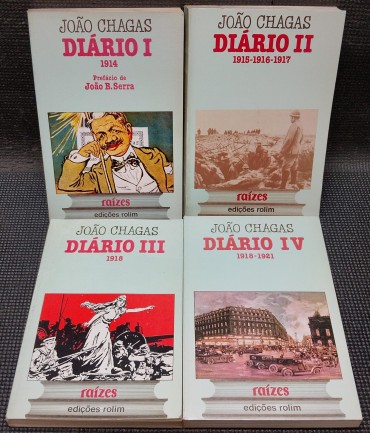 «João Chagas - Diário - 4 Volumes» 