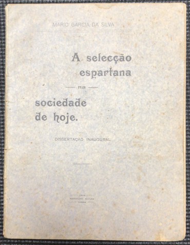 «A Selecção Espartana na Sociedade de Hoje» 