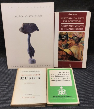 «Lote 4 Livros Cultura e Música»