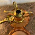 Panela para fondue em cobre com tampa