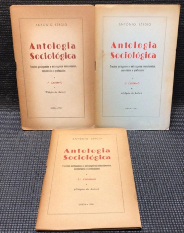 «Antologia Sociológica - 3 Cadernos» 