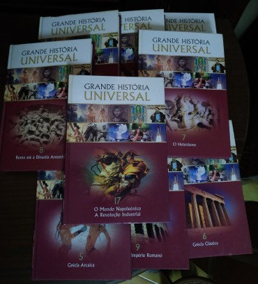 GRANDE HISTÓRIA UNIVERSAL - 9 VOLUMES DIVERSOS