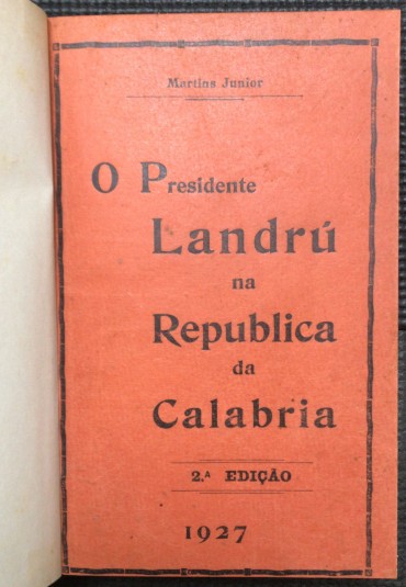 «O Presidente Landrú na República de Calabria»