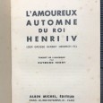 «L' Amoureux Autome du Roi Henri IV»