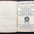 «Sermoens do P. Antonio Vieira - Qvinta Parte - 1689»