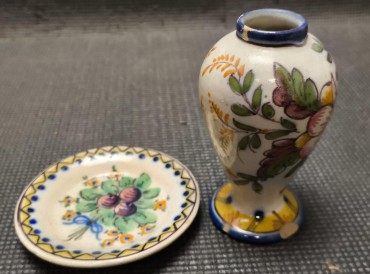 Jarra e prato miniatura 