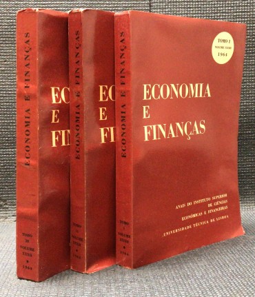«Economia e Finanças - Anais do Instituto Superior de Ciências Económicas e Financeiras - 1964»