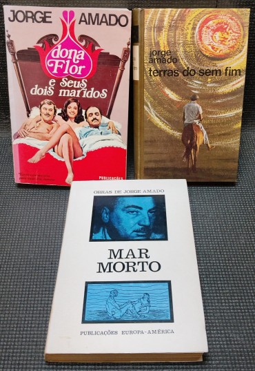«Lote 3 Livros Jorge Amado» 