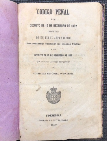 «Código Penal - 1859»