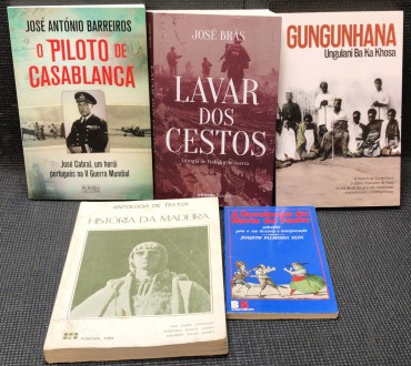 «Lote 5 Livros Temas Portugueses» 