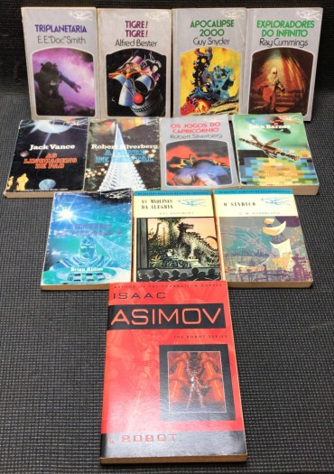«Lote 12 Livros Ficção Científica» 
