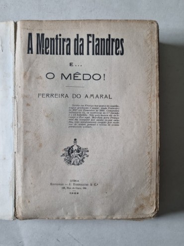 A MENTIRA DA FLANDRES E... O MÊDO !