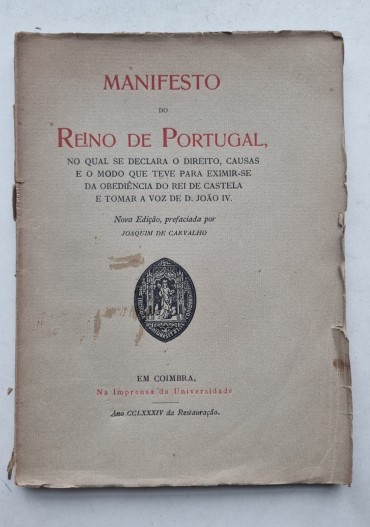 MANIFESTO DO REINO DE PORTUGAL