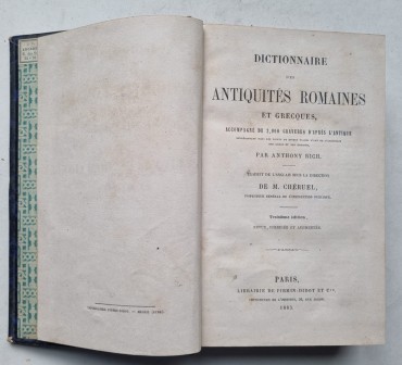 DICTIONNAIRE DES ANTIQUITÉS ROMAINES ET GRECQUES