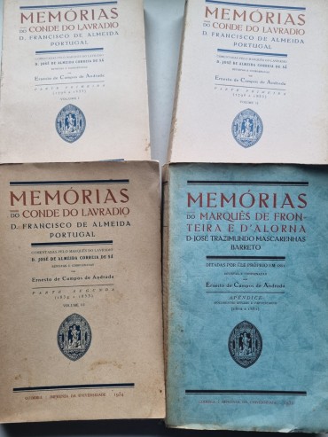 MEMÓRIAS DO MARQUÊS DE FRONTEIRA E D`ALORNA