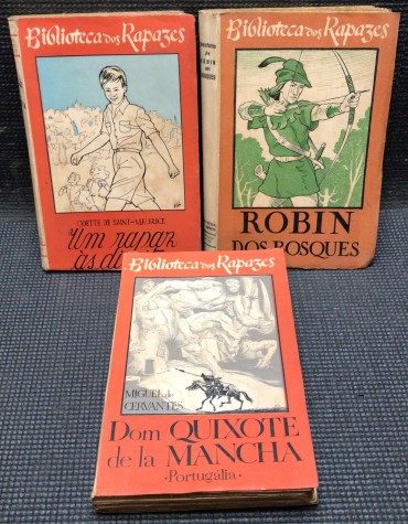 «Lote 3 Livros Biblioteca dos Rapazes»