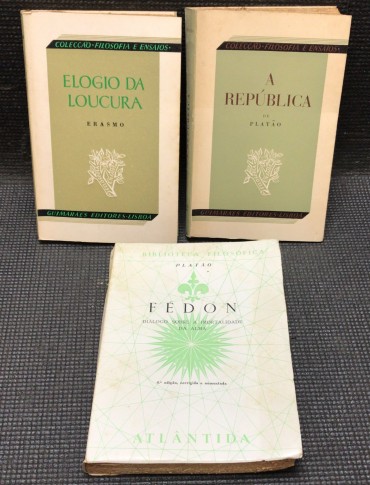 «Lote 3 Livros de Flisofia» 