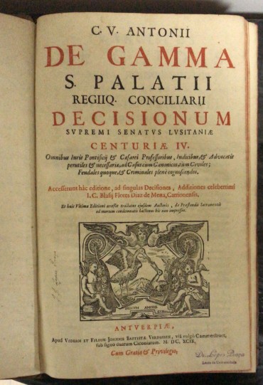 «Decisionum Svpremi Senatvs  Lvsitaniae - 1699»