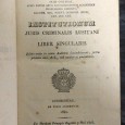 «Juris Criminalis Lusitani - 1842»