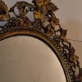 Espelho oval «parra» e «uvas»