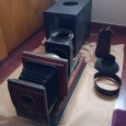Máquina de fotografar de fole