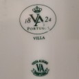 Prato de bolo e duas taças VA