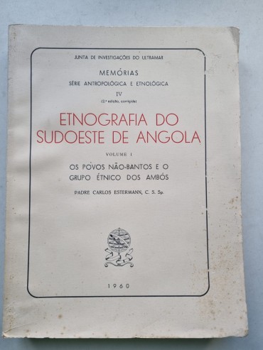 ETNOGRAFIA DO SUDOESTE DE ANGOLA