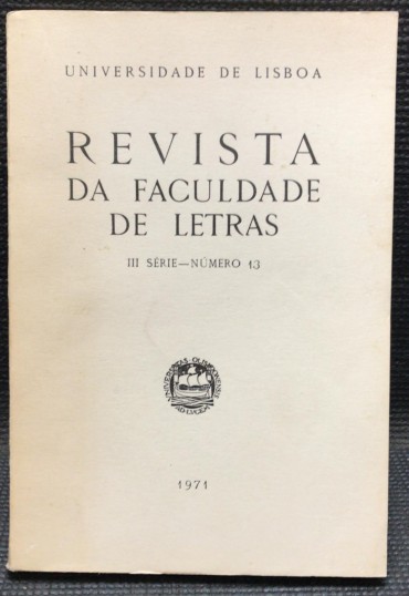 «Revista da Faculdade de Letras - III série nº13»