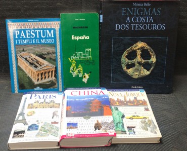 «Lote 6 Livros e Guias Turísticos» 