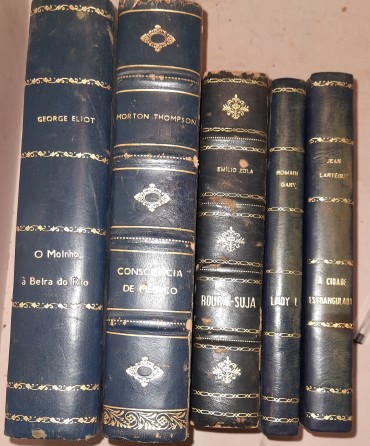 Cinco bons Livros bem encadernados