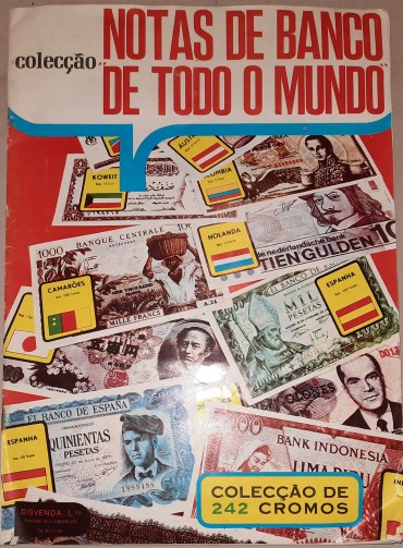 Caderneta completa (Notas de Banco de Toso o Mundo)	