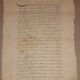 Manuscrito s/papel , 3 bifólios cosidos, assinado c/sinal publico