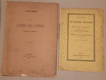 Duas publicações de ou sobre Canticos/Musica