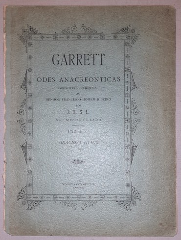 Garret Odes Anacreonticas