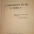 O Pensamento do Rei D. Pedro V