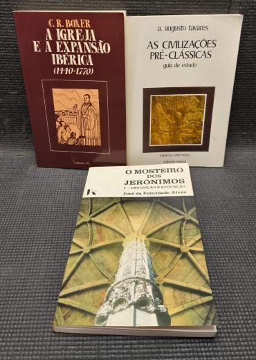 Três livros sobre história e história da arte