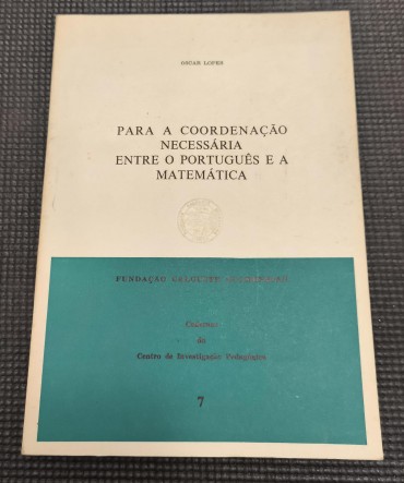 «Para a coordenação necessária entre o português e a matemática»