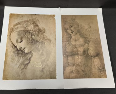 «Retratos» (2) - Poster's - SANDRO BOTTICELLI e LEONARDO 