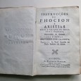 INSTRUCÇÕES DE PHOCION A ARISTIAS - 1791