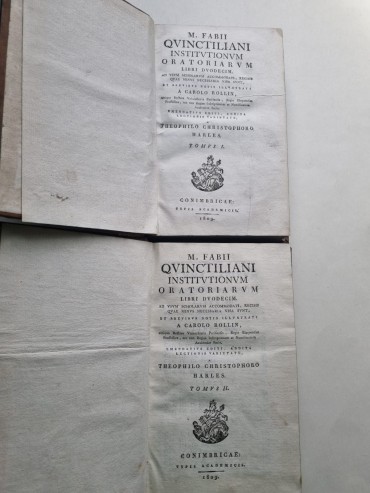 QUINCTILLIANI INSTITUTIONUM ORATORIARUM
