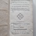 PRAECEPTIONES RHETORICAE – 1770