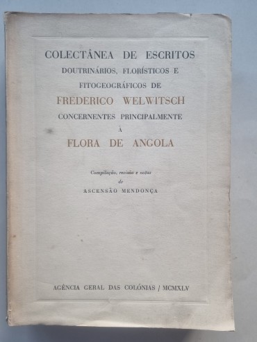 COLECTÂNEA DE ESCRITOS (...) FLORA DE ANGOLA